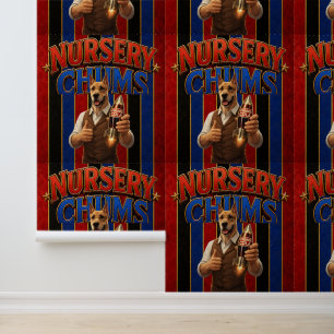 Nursery-Chums-Cola-Wallpaper/Mr. Chums Cola. Tapete