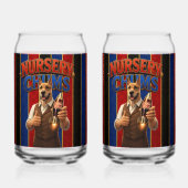 Nursery Chums Gläser/Tassen/Mr. Chum Dosenglas (Rückseite)