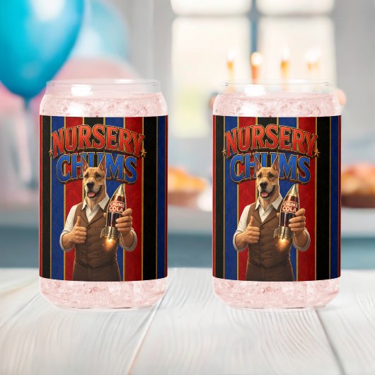 Nursery Chums Gläser/Tassen/Mr. Chum Dosenglas (Insitu (Baby Party))