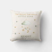 Nursery Decor Twinkle Little Star Celestial Theme  Kissen (Vorderseite)