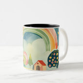Nursery-Kunst-Design Zweifarbige Tasse (VorderseiteRechts)