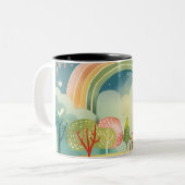 Nursery-Kunst-Design Zweifarbige Tasse (Vorderseite Links)
