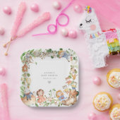 Nursery Rhymes Baby Shower Paper Plates Pappteller (Party)