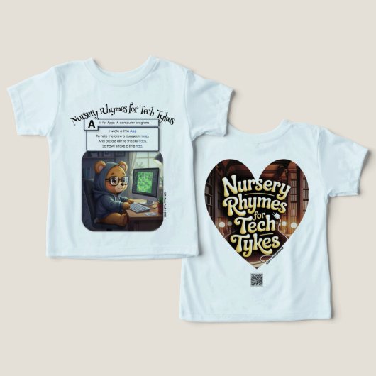 Nursery Rhymes for Tech Tykes: A is for App (Design Vorderseite & Rückseite)