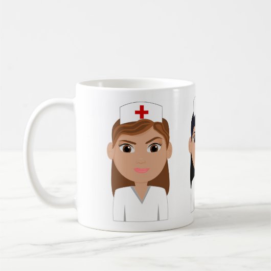 Nurses 3 kaffeetasse (Links)