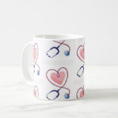 Nurses are Love Kaffeetasse (Vorderseite Links)