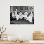 Nurses At Tea, early 1900s Poster (Küche)
