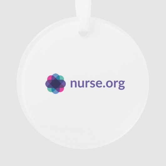 Nurses Coffee Acrylic Ornament (Rückseite)
