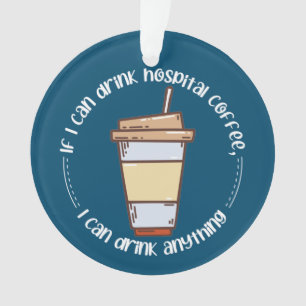Nurses Coffee Acrylic Ornament