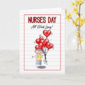 Nurses Day Die ganze Woche lang Long Little Boy He Karte (Gelbe Blume)