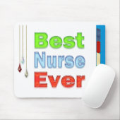 Nurses Day gibt Geschenke Beste Krankenschwester j Mousepad (Mit Mouse)