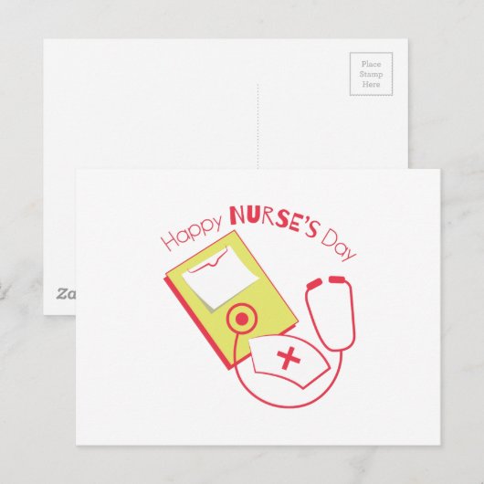 Nurses Day Postkarte (Vorne/Hinten)