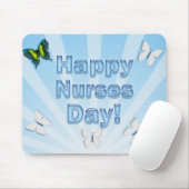 Nurses Day spendet Schmetterlinge Mousepad (Mit Mouse)