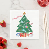 Nurses Frohe Weihnachts-Party Napkins Serviette (Beispiel)