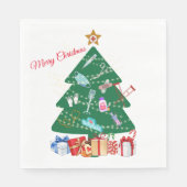 Nurses Frohe Weihnachts-Party Napkins Serviette (Vorderseite)