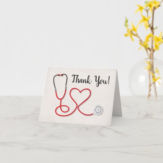 Nurse's Heart Dankeschön Karte (Gelbe Blume)