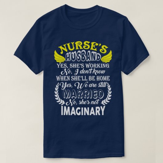 Nurses Husband T-Shirt (Design vorne)