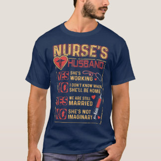 Nurse's Husband T-Shirt For Husband from Ehefrau i