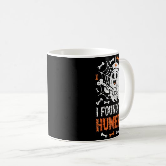Nurses I Found This Humerus Funny Ghost Nurse Hall Kaffeetasse (VorderseiteRechts)
