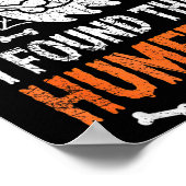 Nurses I Found This Humerus Funny Ghost Nurse Hall Poster (Ecke)