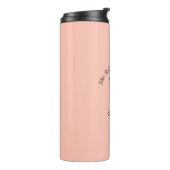Nurse's Inspiration Blush Pink Personalisiert  Thermosbecher (Nach links gedreht)