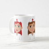 Nurses Kaffeetasse (Vorderseite Links)