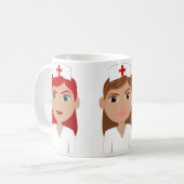Nurses Kaffeetasse (Vorderseite Links)
