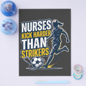 Nurses Kick Harder Than Strikers Flyer (Einzeln)