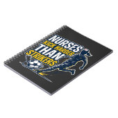 Nurses Kick Harder Than Strikers Notizblock (Linke Seite)