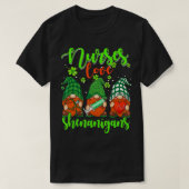 Nurses Liebe Shenanigans Funny Gnomes Nurse St Pat T-Shirt (Design vorne)