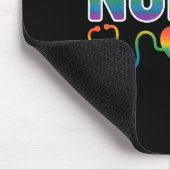 Nurse's Life Lgbt Heart Stethoscope Nurse Week Mousepad (Ecke)