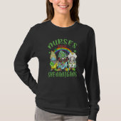 Nurses Love Shenanigans St Patricks Day Gnomes Nur T-Shirt (Vorderseite)