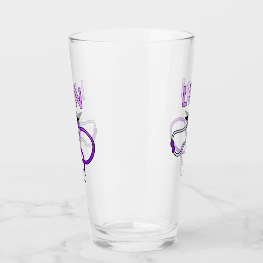 Nurses LPN Stethoscope Glas (Links)