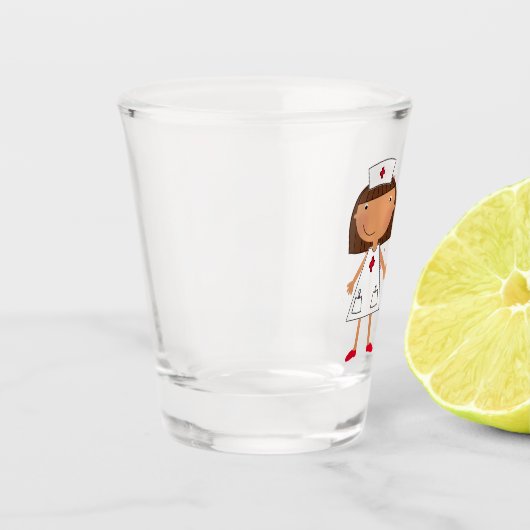 Nurse's MINE Schnapsglas (Links)