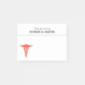 Nurses name desk note organizer post-it klebezettel (Vorderseite)