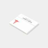 Nurses name desk note organizer post-it klebezettel (angewinkelt)