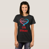 Nurses On Strike Minnesota Patients Before Profits T-Shirt (Vorne ganz)