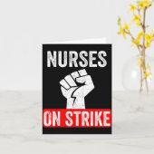 Nurses On Strike Nnu National Nurses United Staffi Karte (Gelbe Blume)