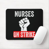 Nurses On Strike Nnu National Nurses United Staffi Mousepad (Mit Mouse)