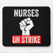 Nurses On Strike Nnu National Nurses United Staffi Mousepad (Vorne)