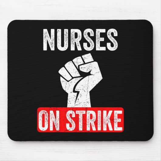 Nurses On Strike Nnu National Nurses United Staffi Mousepad (Vorne)
