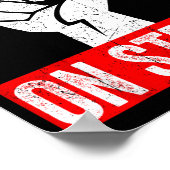 Nurses On Strike Nnu National Nurses United Staffi Poster (Ecke)