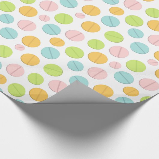 Nurses Pill Theme Geschenkpapier (Ecke)