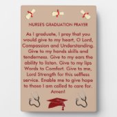 Nurse's Prayer Abschluss Plaque Fotoplatte (Vorderseite)