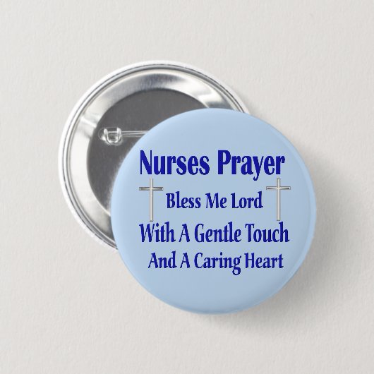 Nurses Prayer Button (Vorne & Hinten)