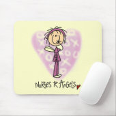 Nurses R Angels T - Shirt und Geschenke Mousepad (Mit Mouse)