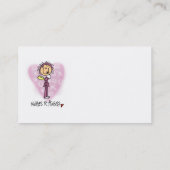 Nurses R Angels T - Shirt und Geschenke Visitenkarte (Rückseite)