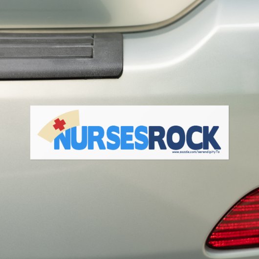 Nurses Rock Autoaufkleber (Auf Auto)