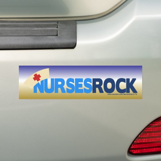 Nurses Rock Autoaufkleber (Auf Auto)