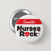 Nurses Rock Button (Vorne & Hinten)